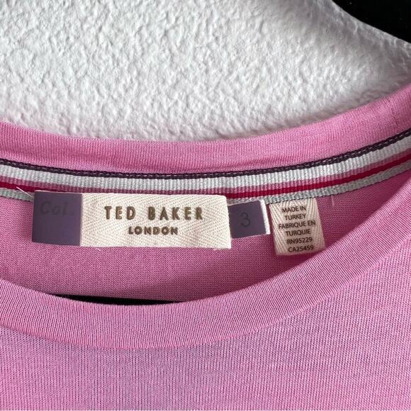Ted Baker London Pink Open Sleeve Tee - Picture 6 of 13